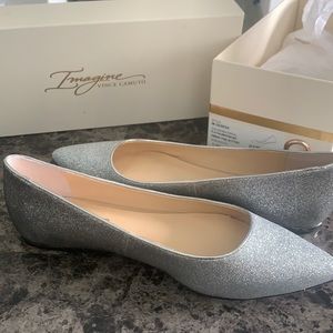 Vince camuto glitter flats 6.5